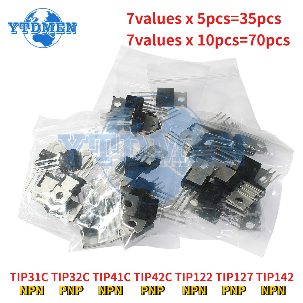 35/70pcs 7values Transistor Ki - Mosfet Transistor Set reseña y precio