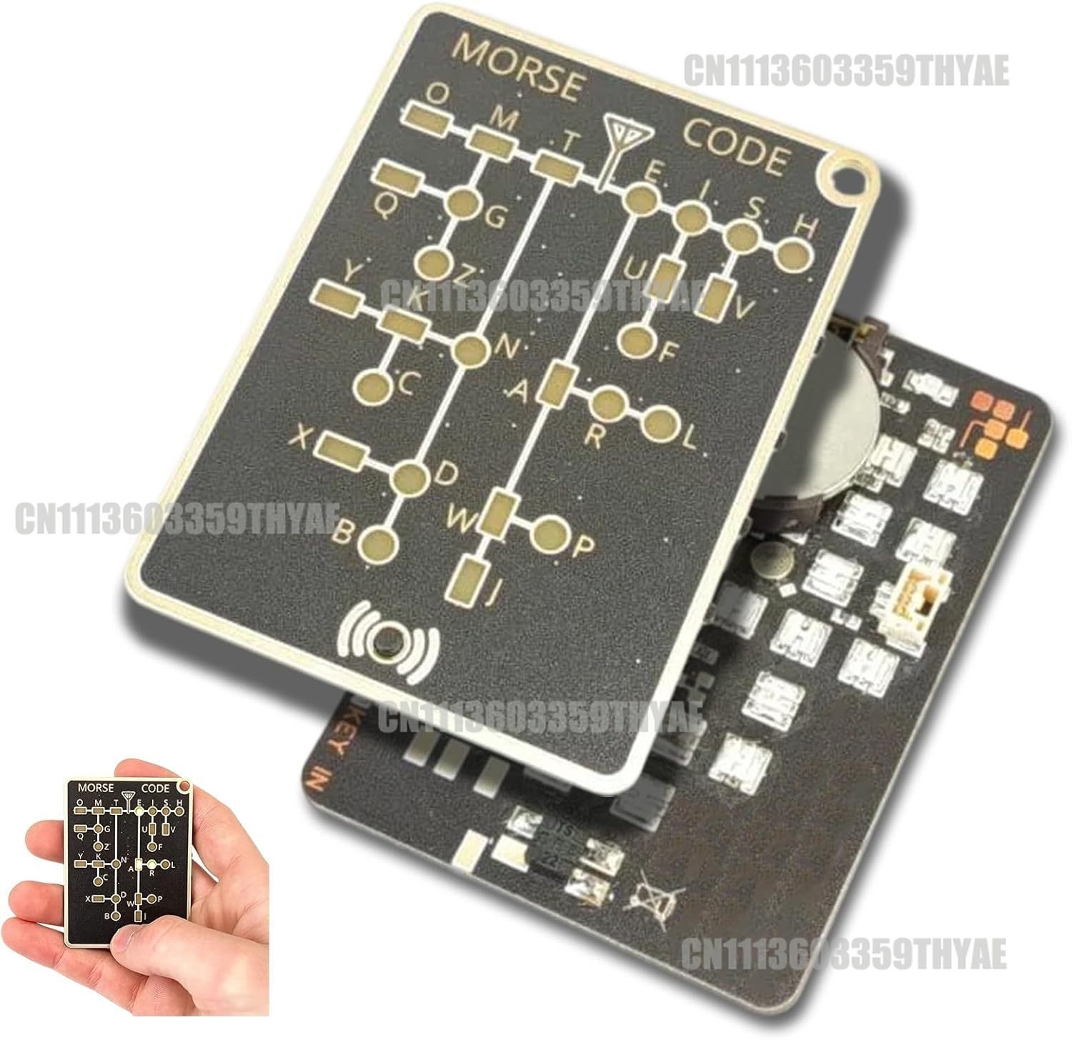 Morse Code Trainer Card Pro Le - Diy Electronics Projects For Adults reseña y precio