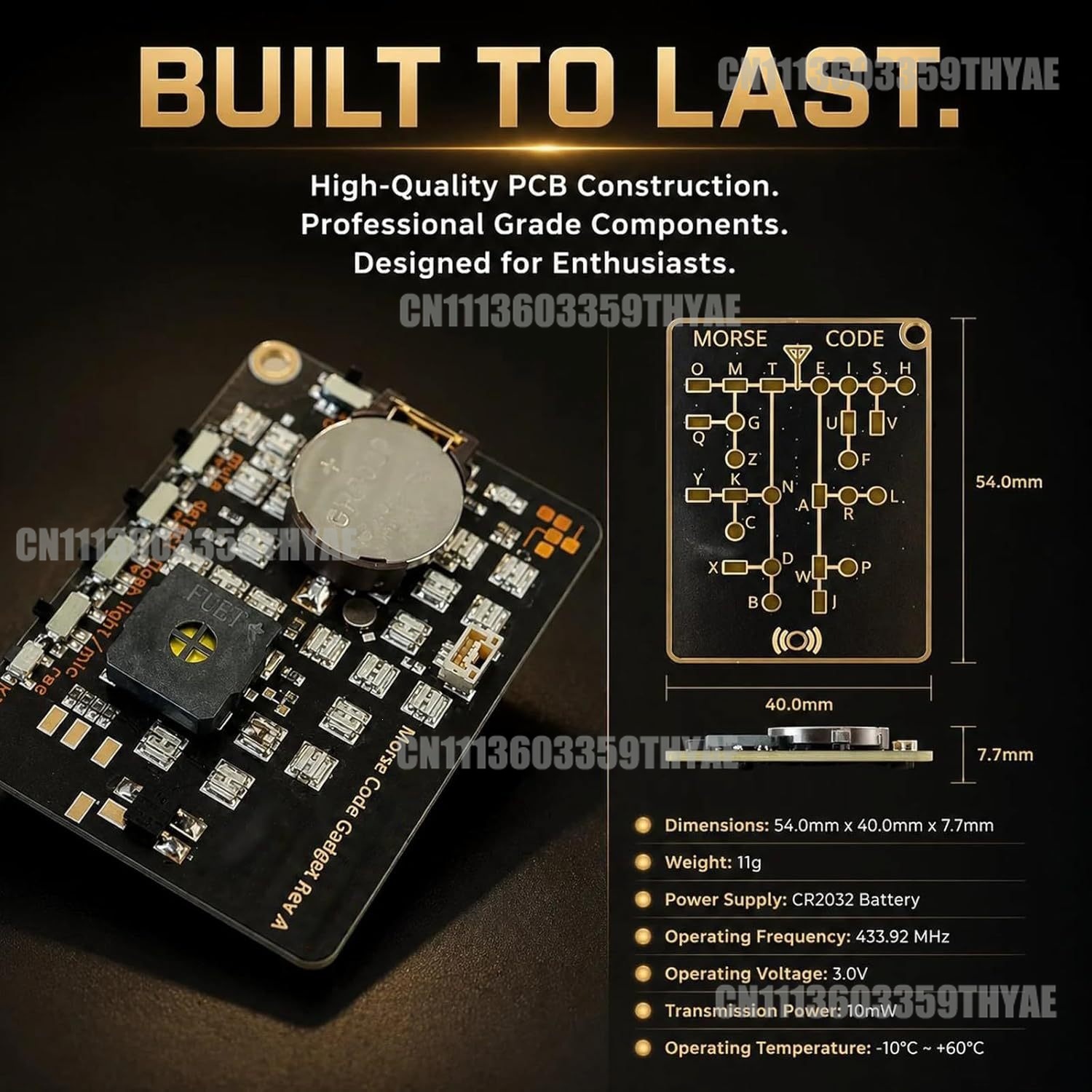 Morse Code Trainer Card Pro Le - Diy Electronics Projects For Adults reseña y precio