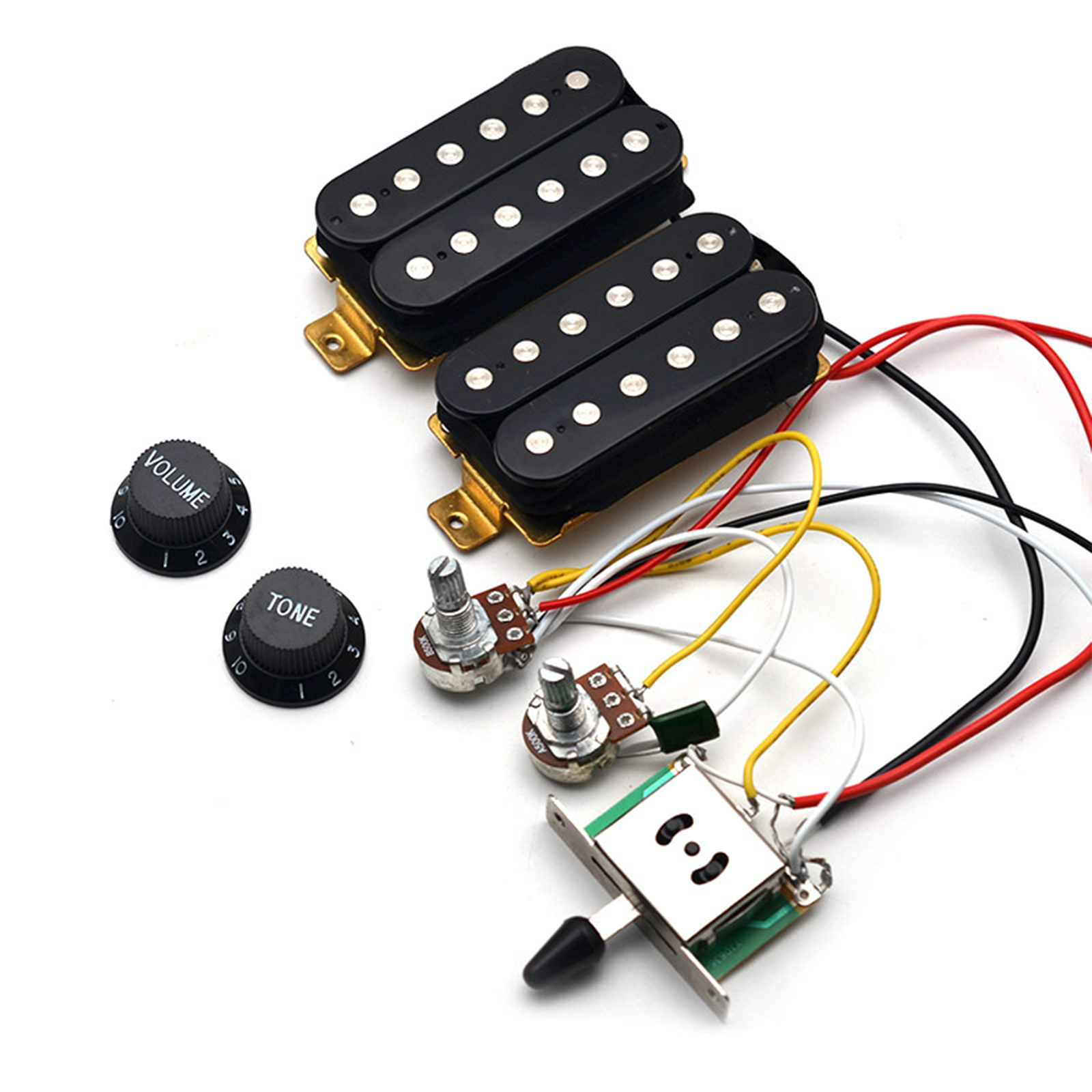 Guitar Humbucker Pickups with  - Diy Electric Guitar Electronics reseña y precio