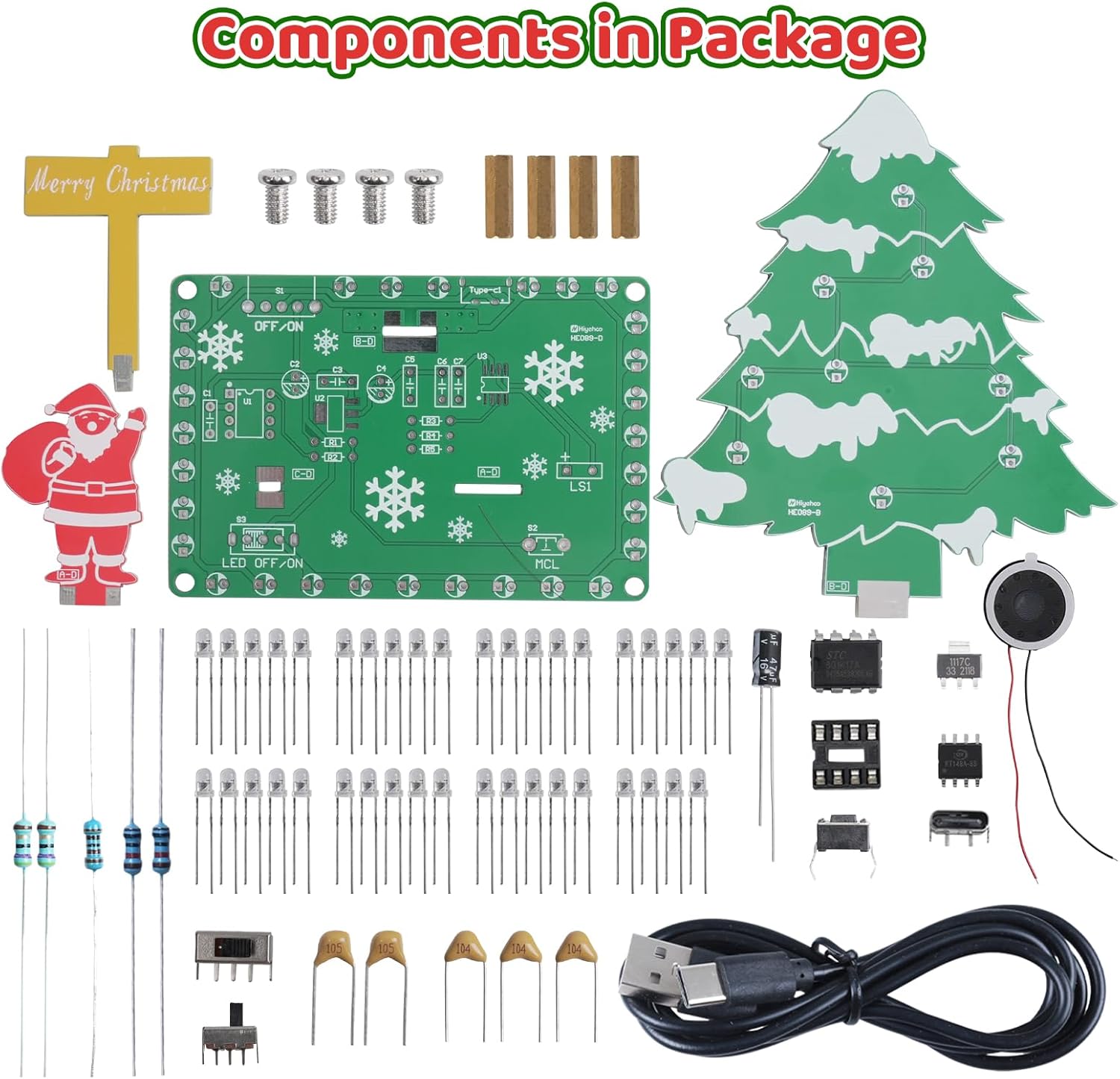 Musical Christmas Tree Solderi - Diy Electronics Projects For Adults reseña y precio