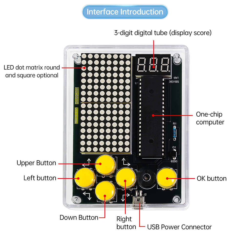 Pixel Gamer DIY Kit Pocket Gam - Diy Electronics Kids reseña y precio