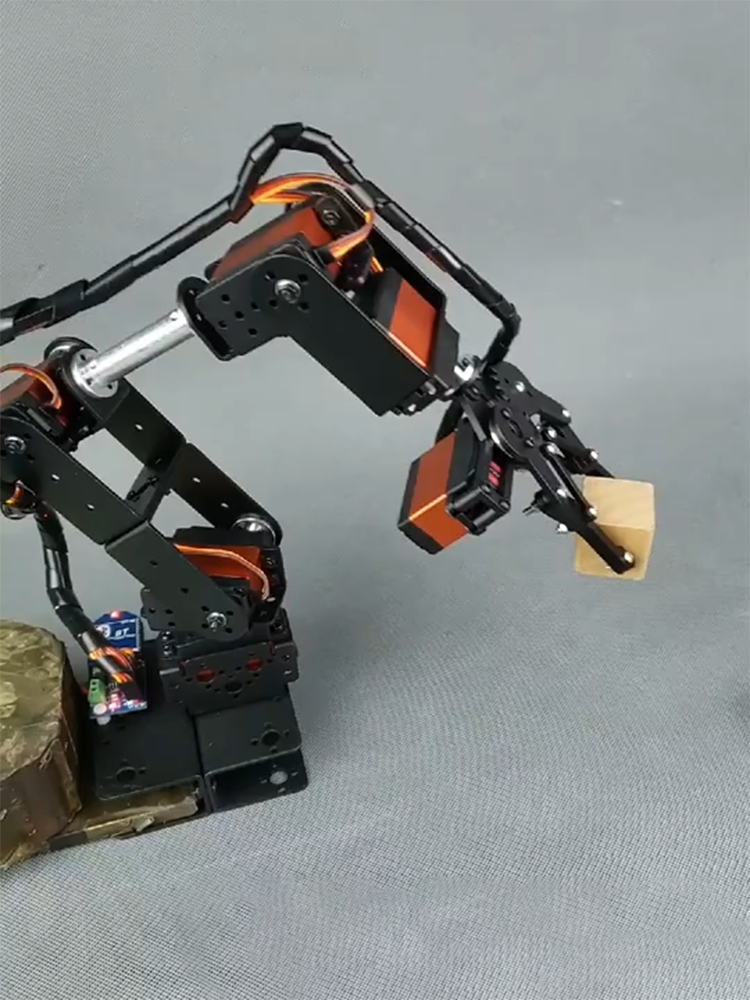 STEAM DIY 6 DOF Robot Metal Al - Diy Robot Electronics Kit reseña y precio