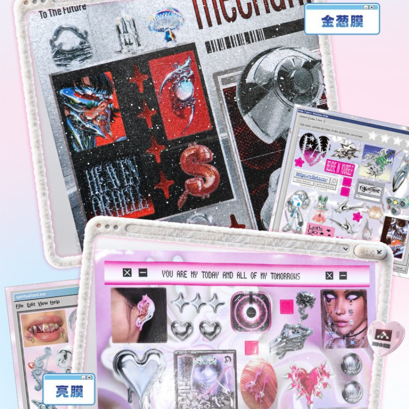 Cyberpunk Theme Die-Cut Sticke - Diy Electronics Book reseña y precio