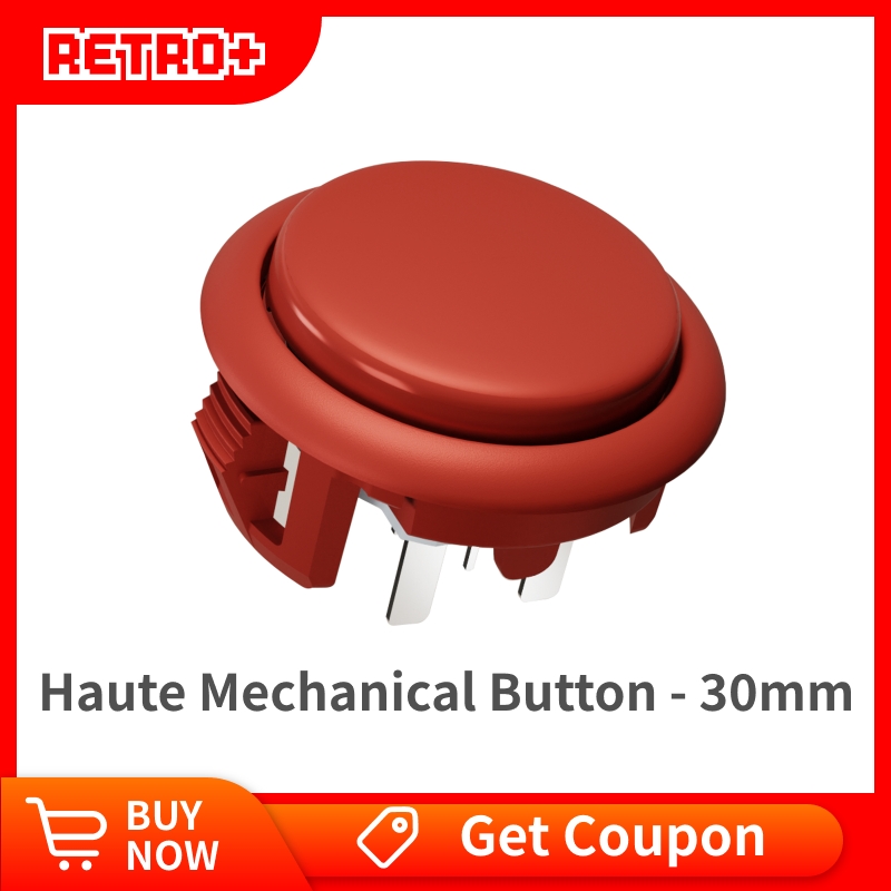 Haute42 Retro+ 30mm Arcade Pus - Diy Electronics Game reseña y precio