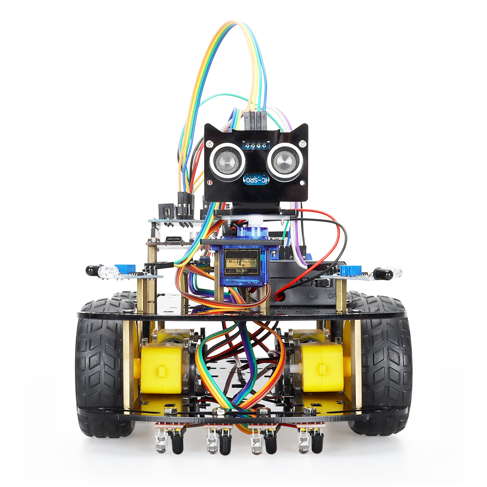 DIY Programmable Smart Robot C - Diy Robot Electronics Kit reseña y precio