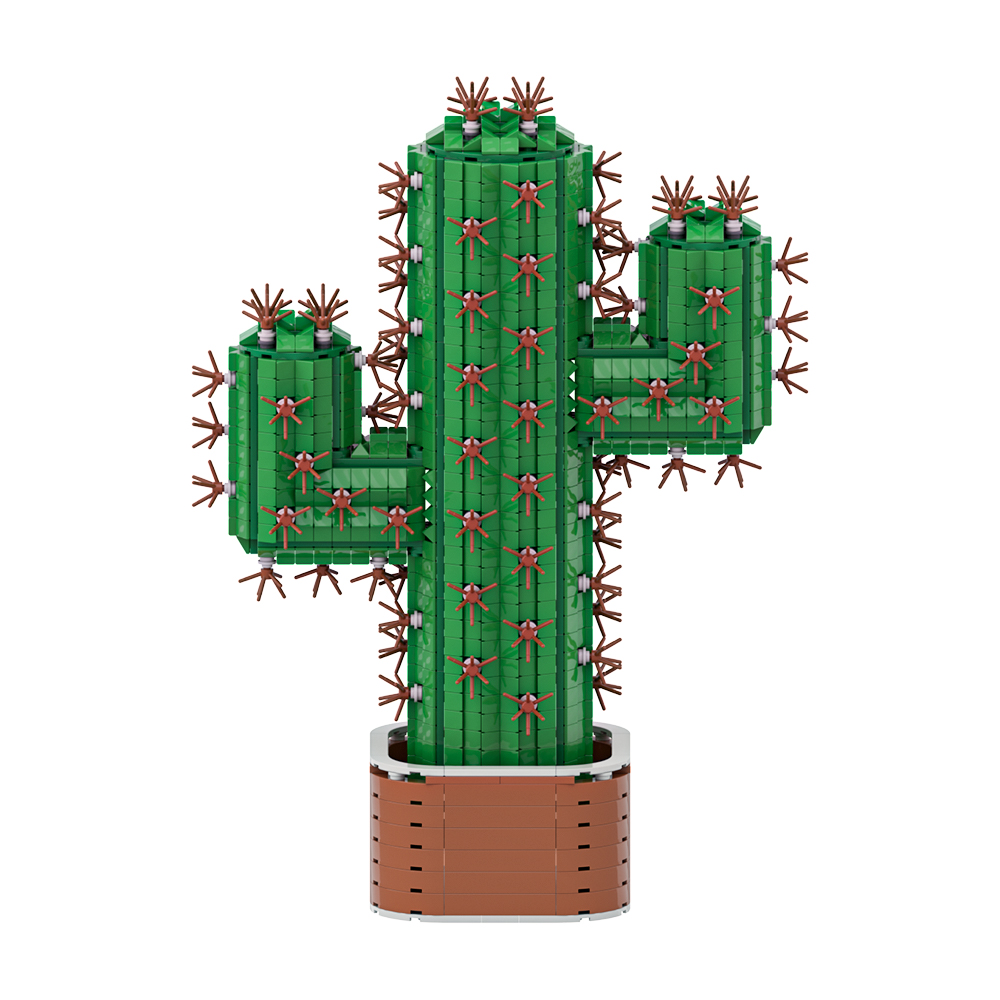 Gobricks  MOC The Giant Cactus - Diy Electronics Gifts reseña y precio