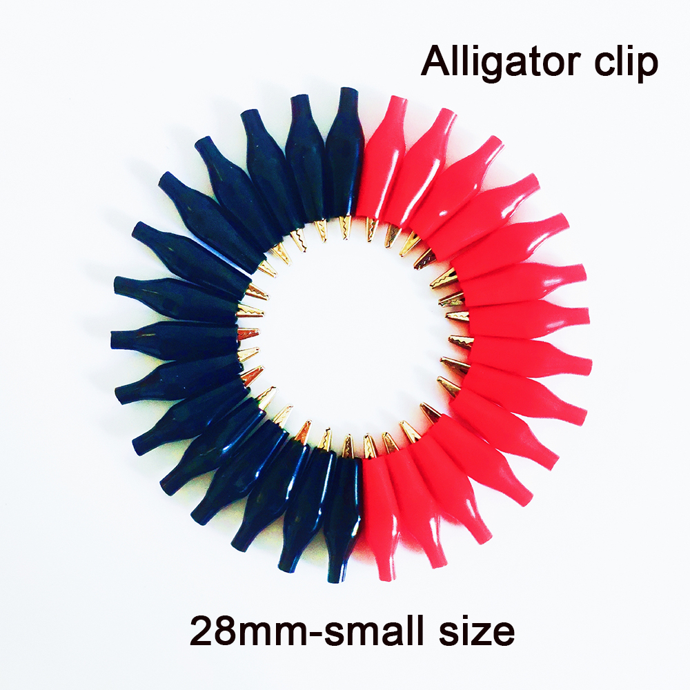 28mm Black and Red Crocodile C - Crocodile Clip Set reseña y precio