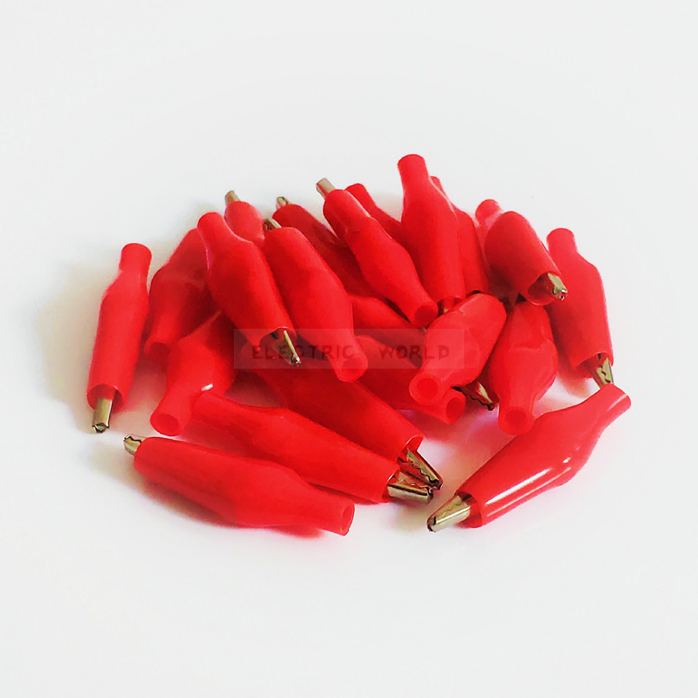 28mm Black and Red Crocodile C - Crocodile Clip Set reseña y precio