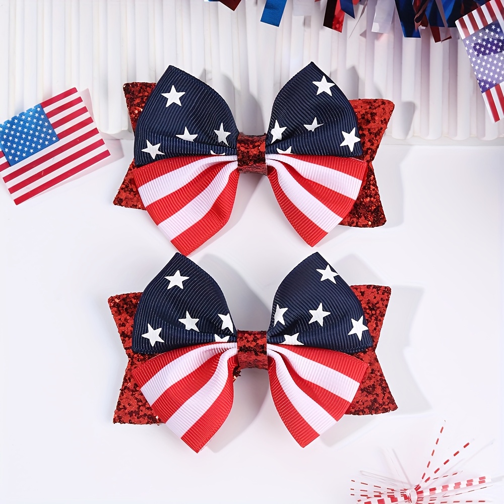 A set of 2 cute glitter hairpi - Crocodile Clip Set reseña y precio