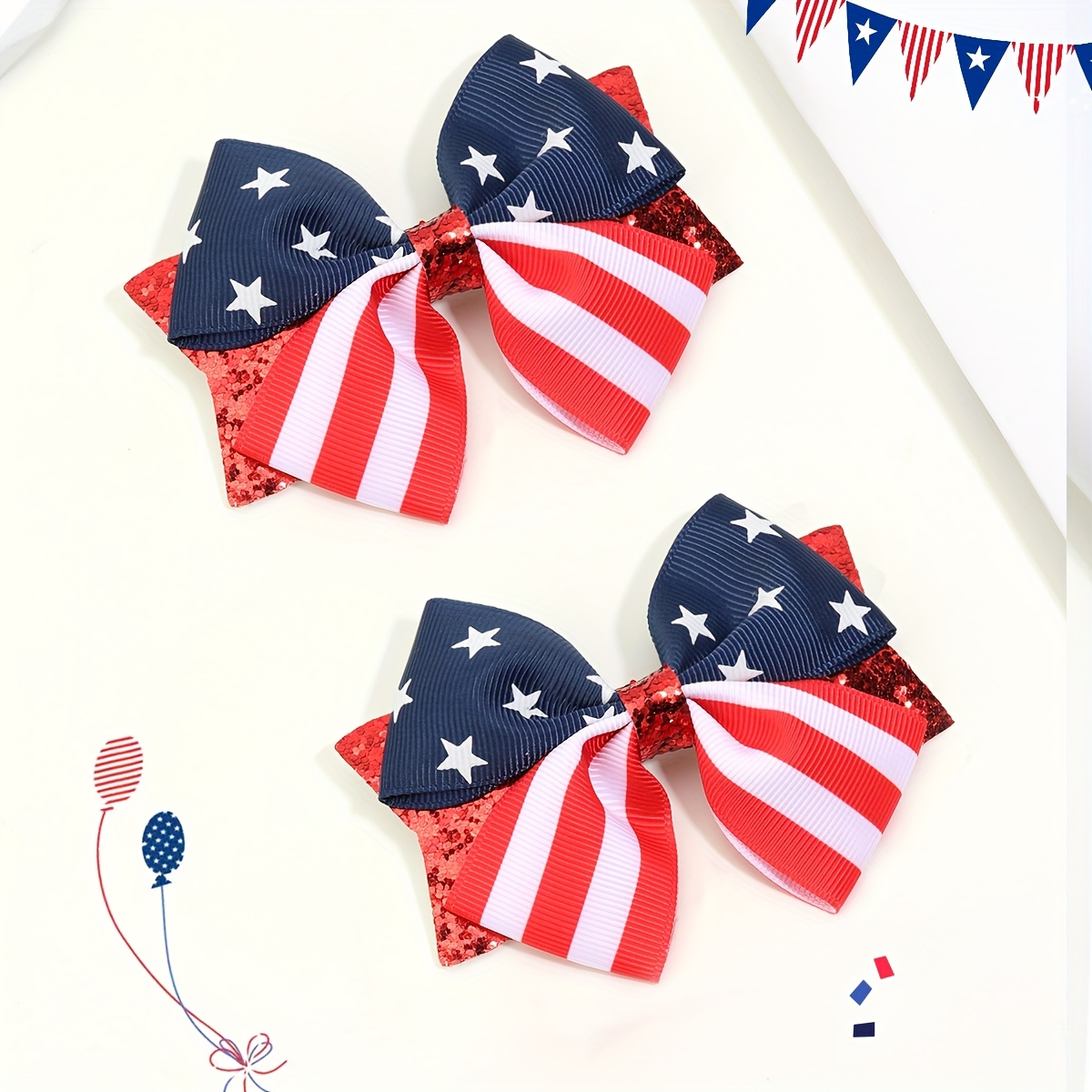 A set of 2 cute glitter hairpi - Crocodile Clip Set reseña y precio