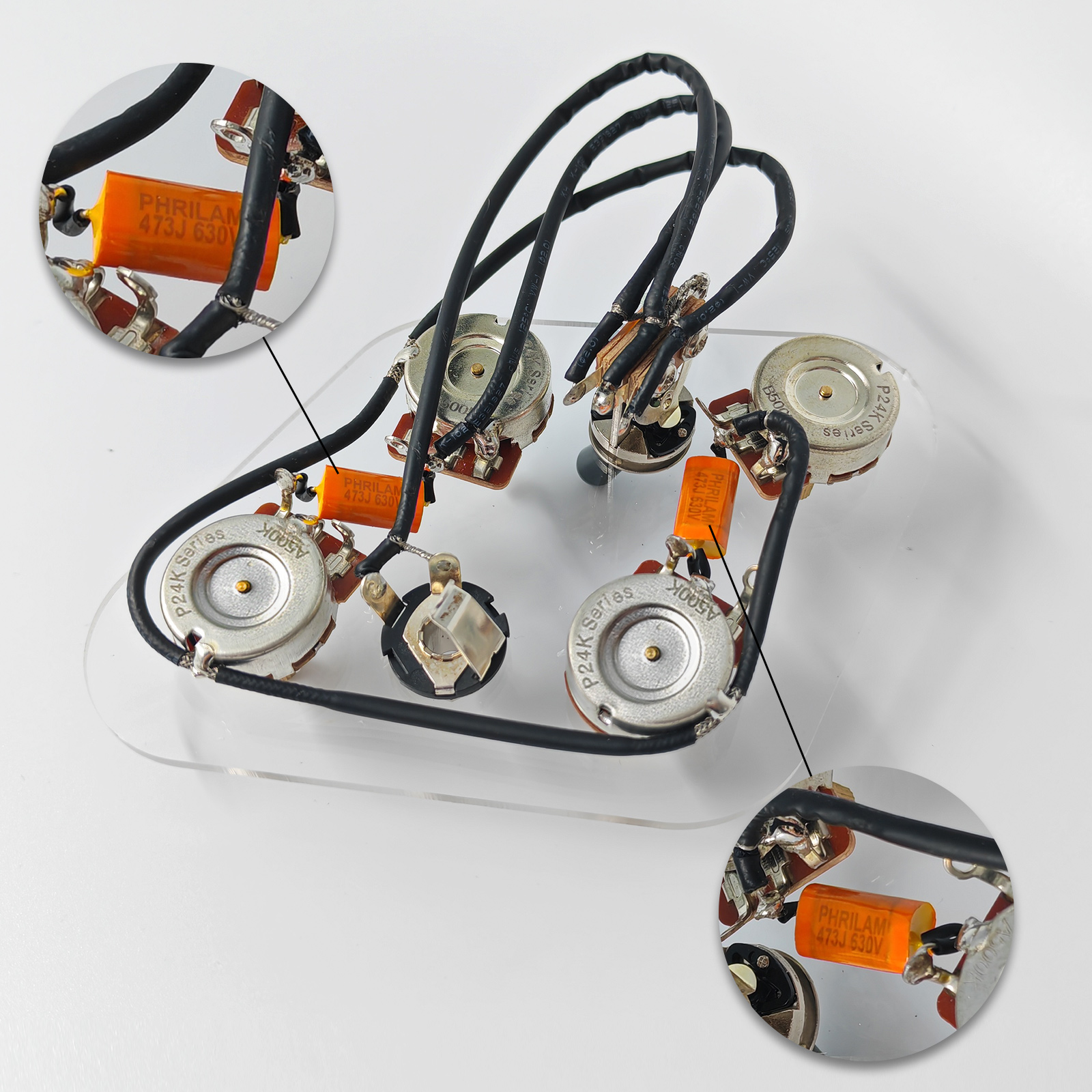 PHRILM 2T2V SG Electric Guitar - Diy Electric Guitar Electronics reseña y precio