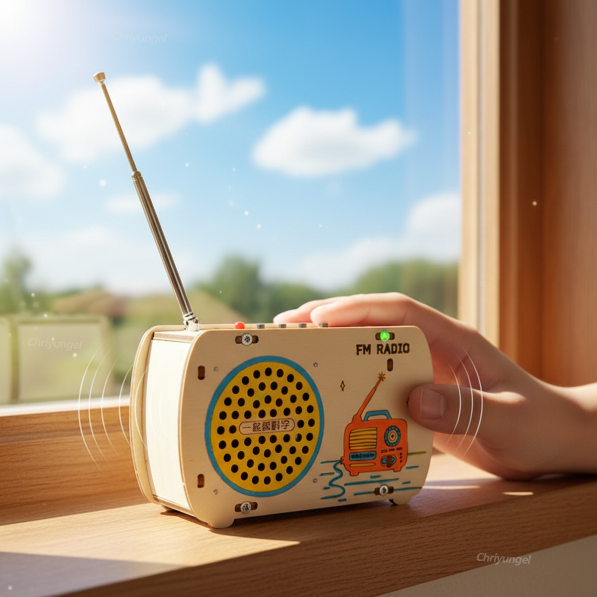 DIY Wooden Radio Kit Retro FM  - Diy Electronics Kids reseña y precio