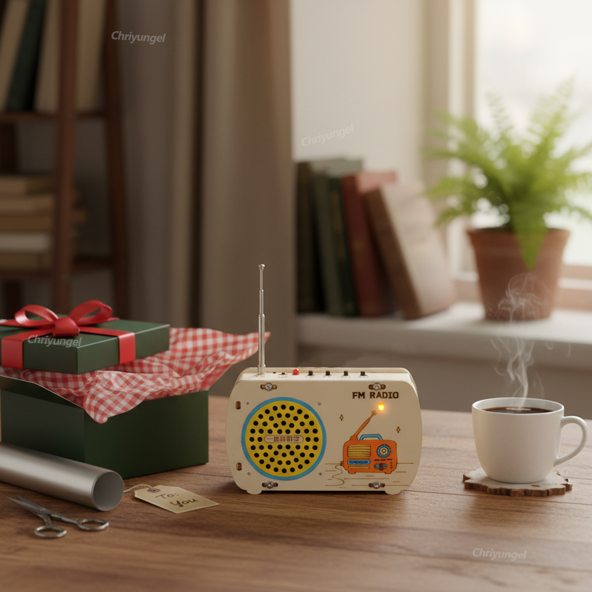 DIY Wooden Radio Kit Retro FM  - Diy Electronics Kids reseña y precio