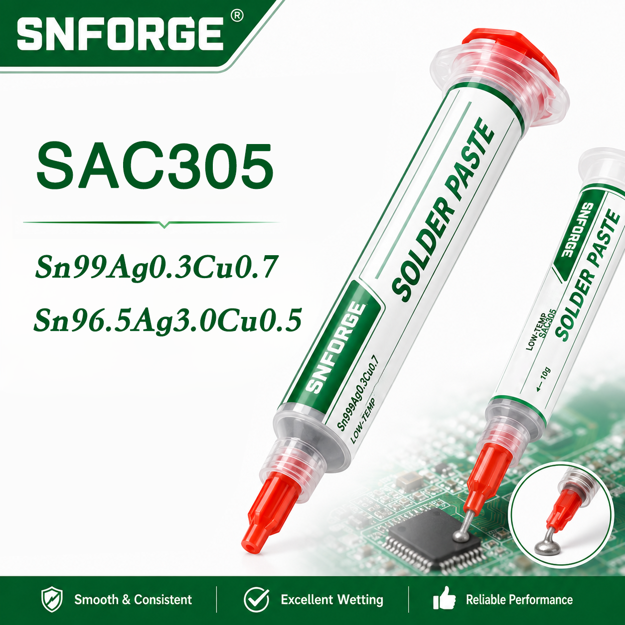 SAC305 Solder Paste Welding Ti - Diy Electronics Workshop reseña y precio