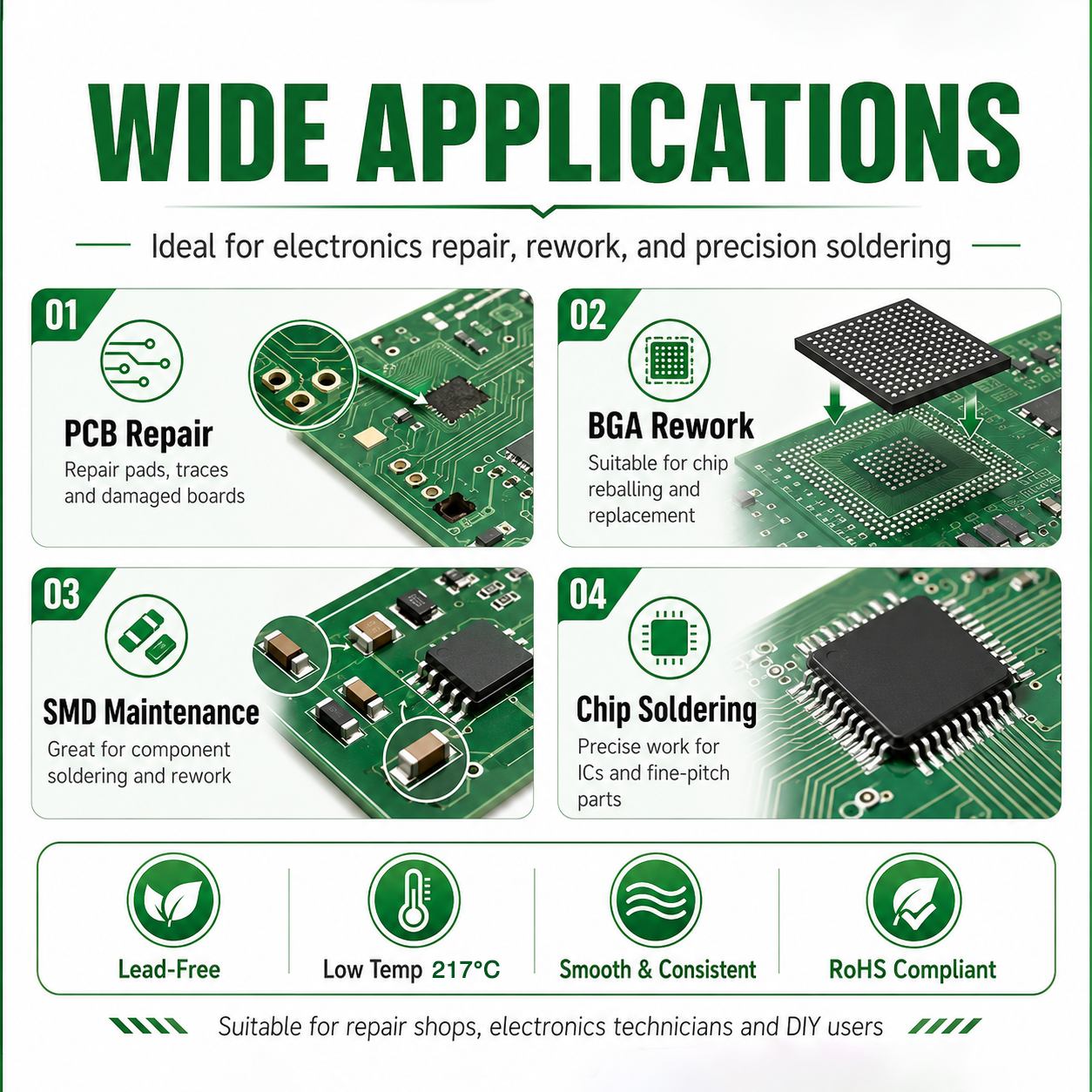 SAC305 Solder Paste Welding Ti - Diy Electronics Workshop reseña y precio