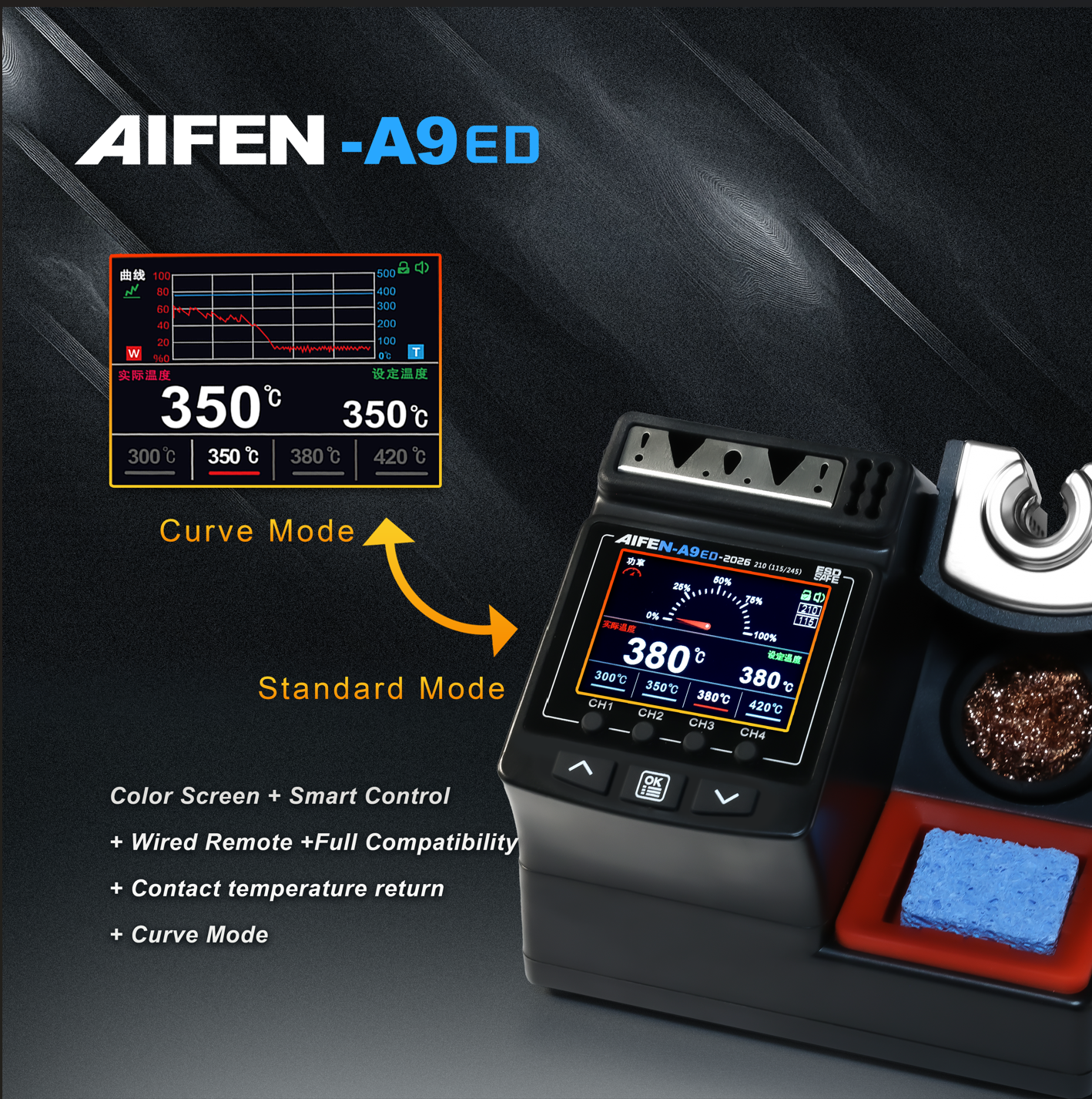 AIFEN A9ED Electronic Solderin - Diy Soldering Station No Electronics reseña y precio