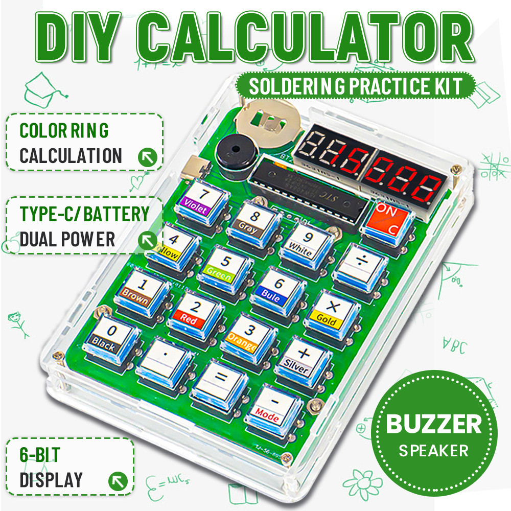 DIY Calculator Electronic Prod - Pcb Etching Kit reseña y precio