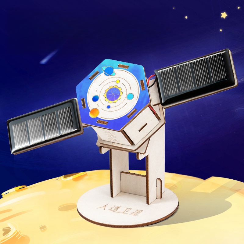 DIY Solar Satellite Artificial - Diy Electronics For Kids reseña y precio