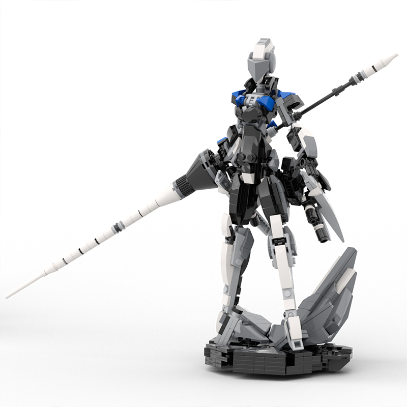 MOC Mech Female Robot Lancer V - Diy Electronics Pdf reseña y precio