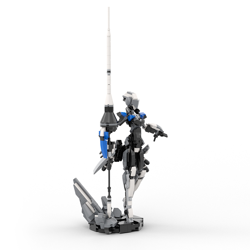 MOC Mech Female Robot Lancer V - Diy Electronics Pdf reseña y precio