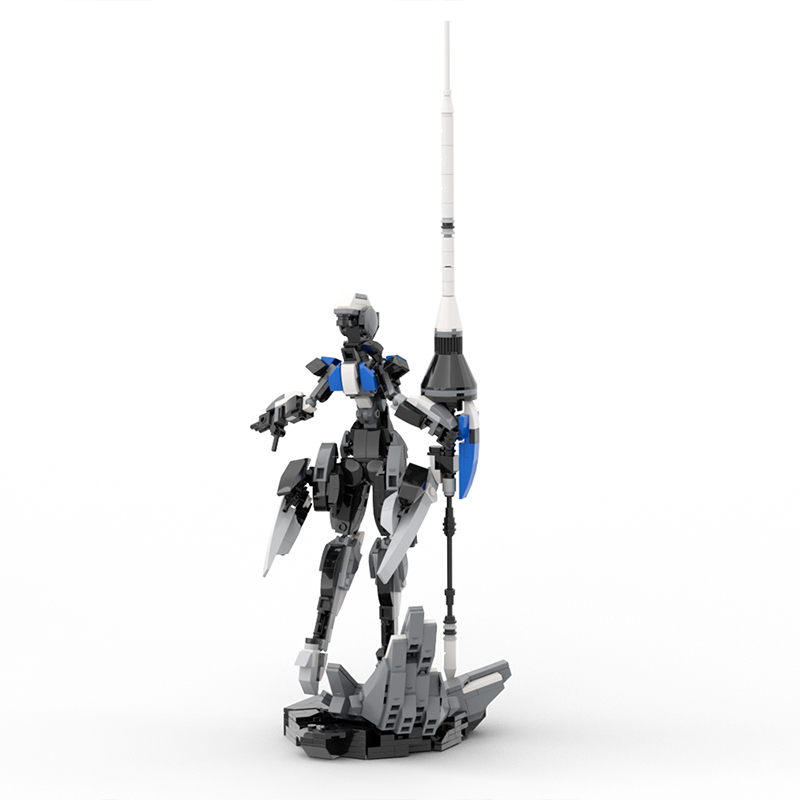 MOC Mech Female Robot Lancer V - Diy Electronics Pdf reseña y precio