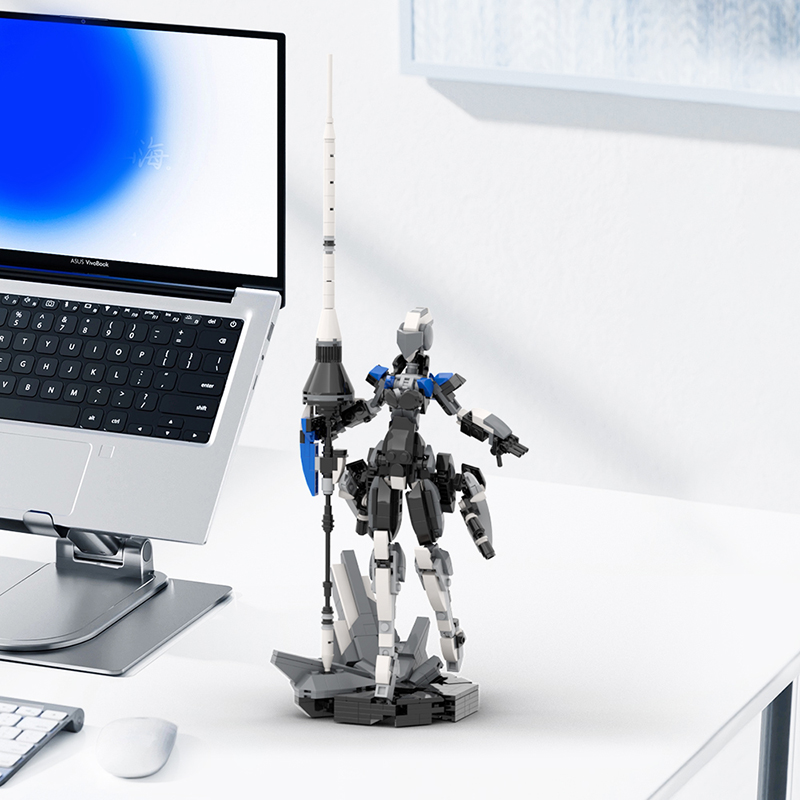 MOC Mech Female Robot Lancer V - Diy Electronics Pdf reseña y precio