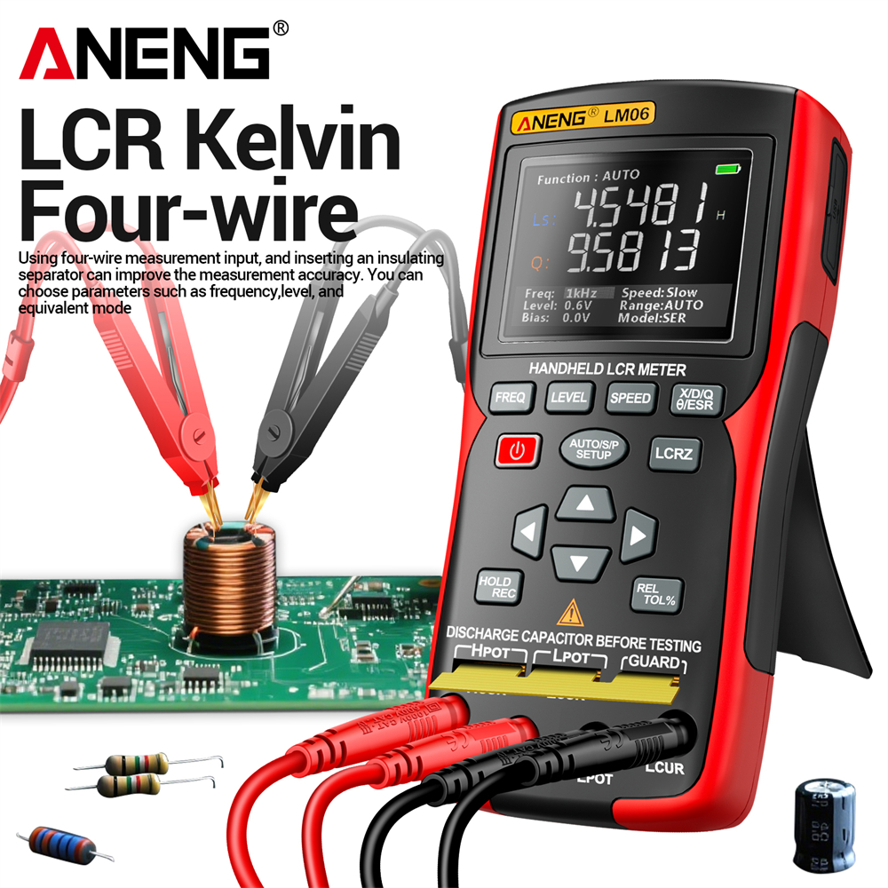 LM06 LCR Bridge Meter Electron - Diy Electronics Workshop reseña y precio
