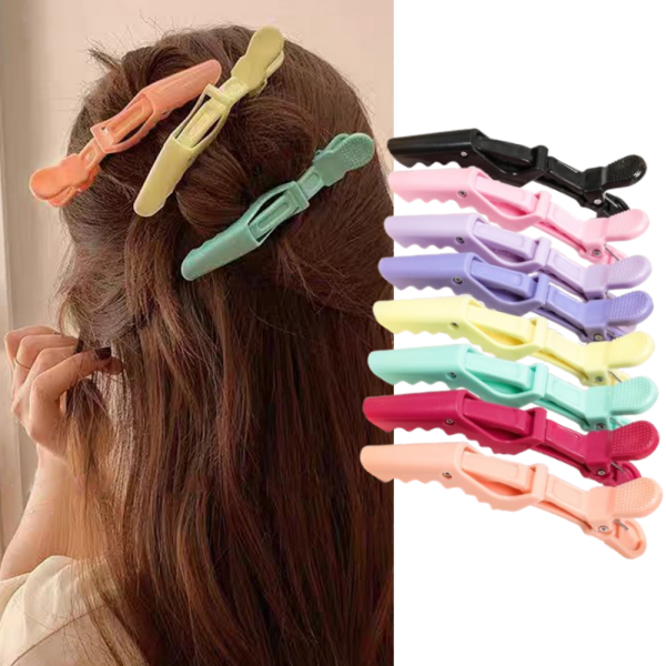 6-Piece Set of Vivid Alligator - Crocodile Clip Set reseña y precio
