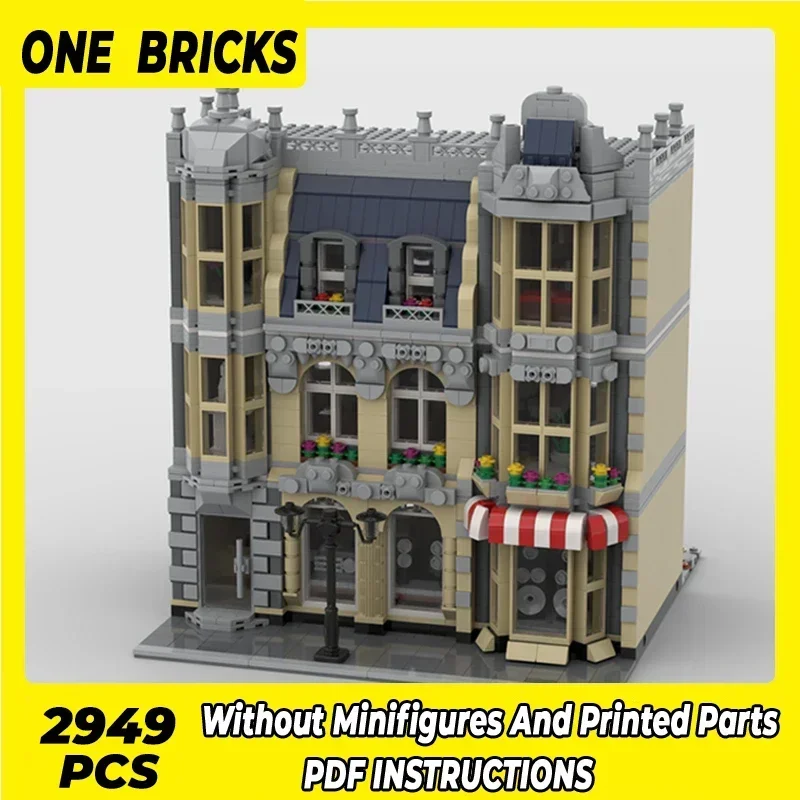 Moc Building Blocks Street Vie - Diy Electronics Stores reseña y precio