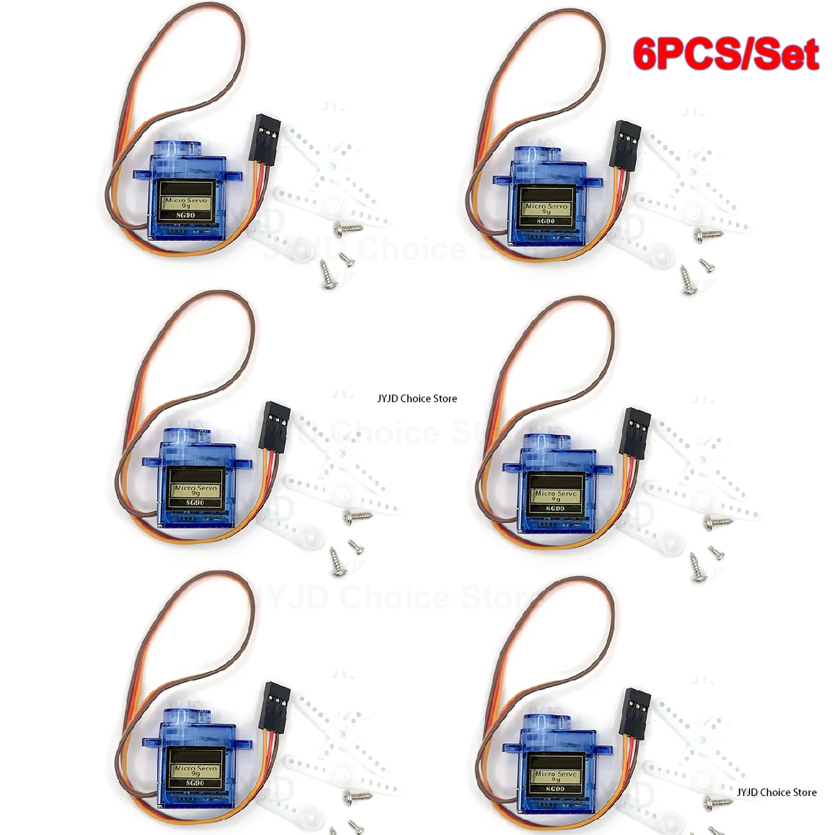 6pcs Sg90 9g Micro Servo Motor - Servo Motor Sg90 reseña y precio