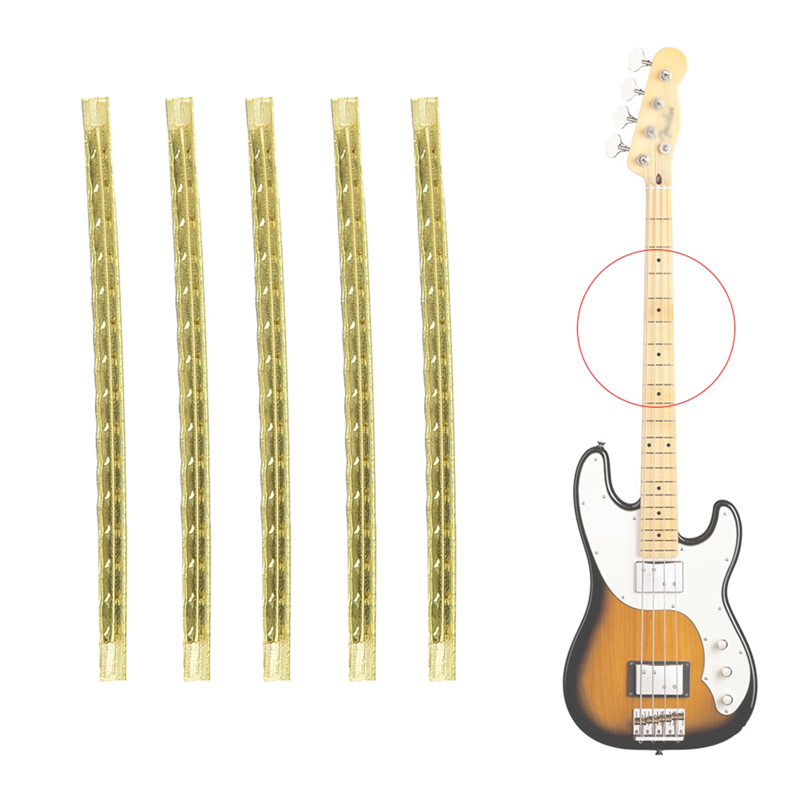 Fret Wire Fret Wire 2.7mm Guit - Diy Electric Guitar Electronics reseña y precio