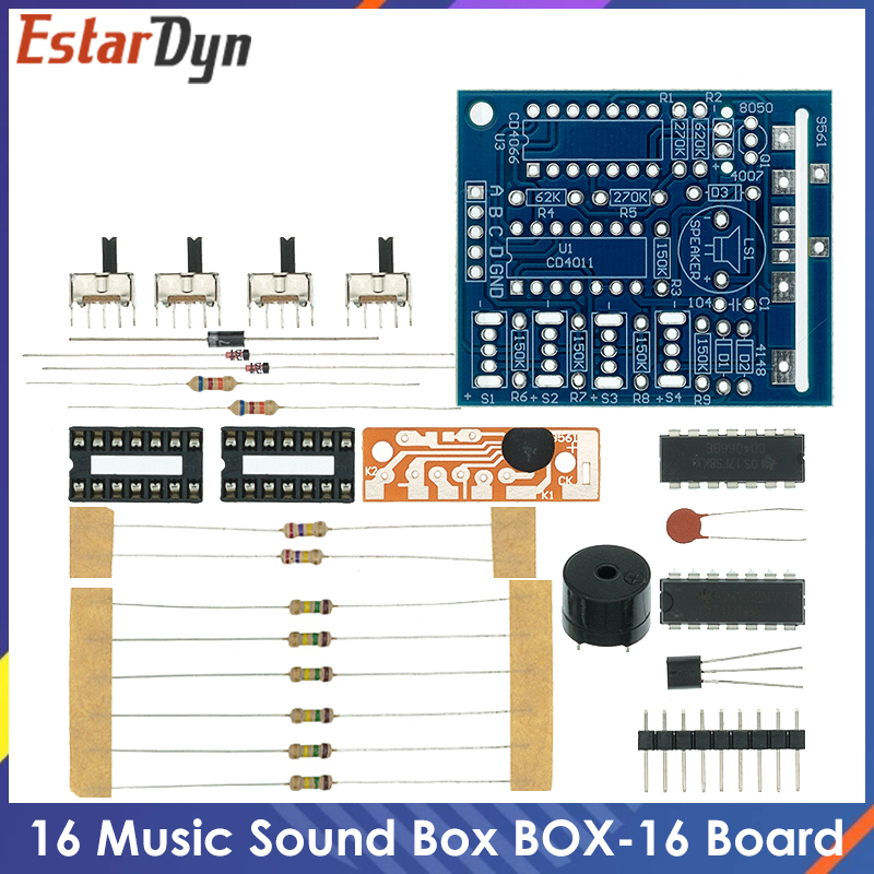 16 Music Sound Box BOX-16 Boar - Diy Electronics Kids reseña y precio