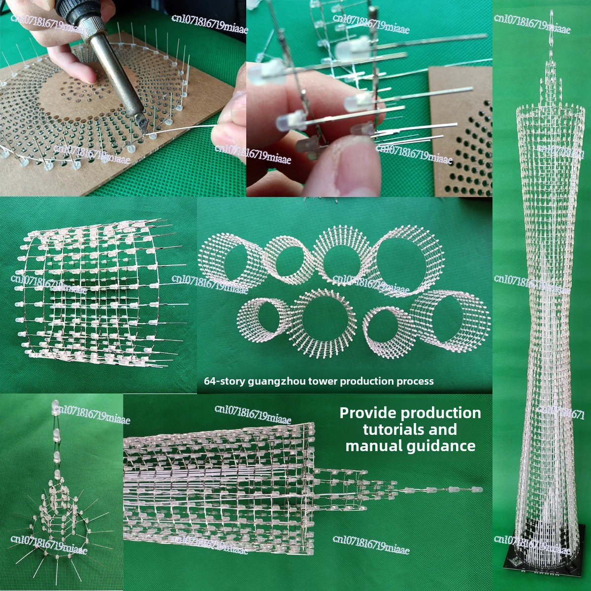 64-Floor Canton Tower DIY Kit  - Diy Electronics Supplies reseña y precio