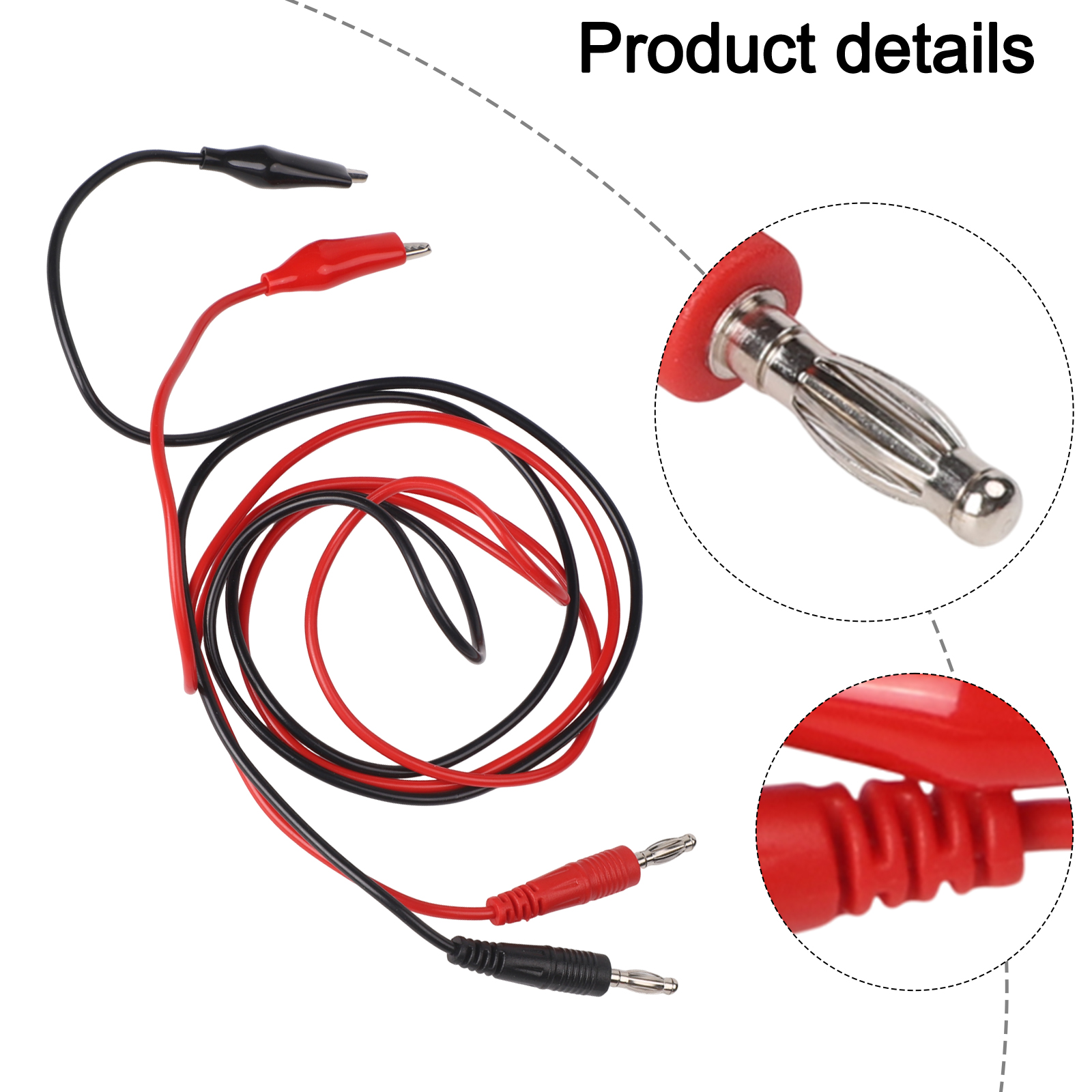 Quick Connections Red Black Te - Crocodile Clip Set reseña y precio