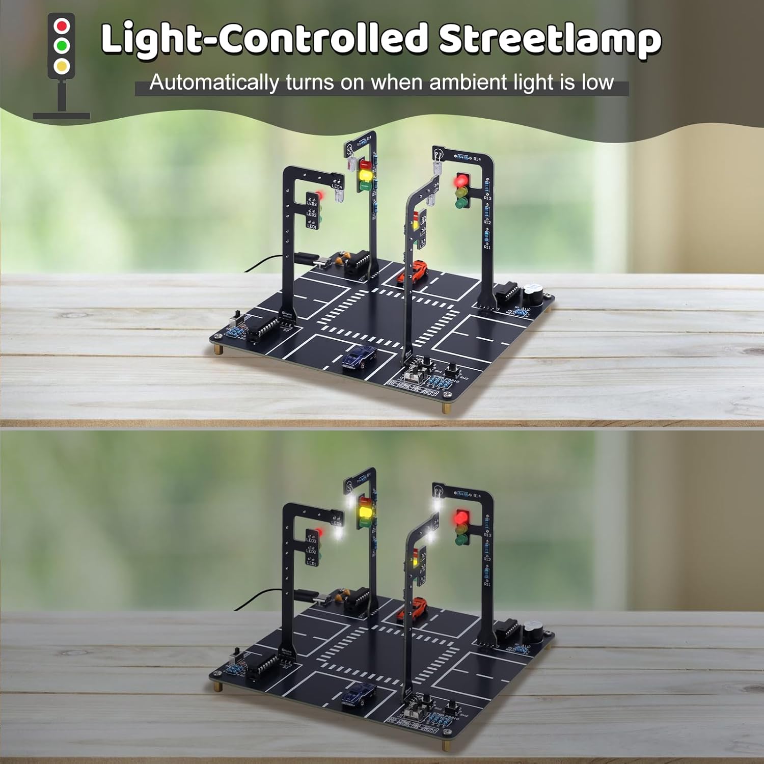 Traffic Light Simulator Kit wi - Diy Electronics Projects For Adults reseña y precio