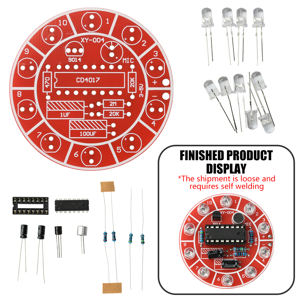 3–5V DC voice-controlled rotat - Diy Electronics Kids reseña y precio