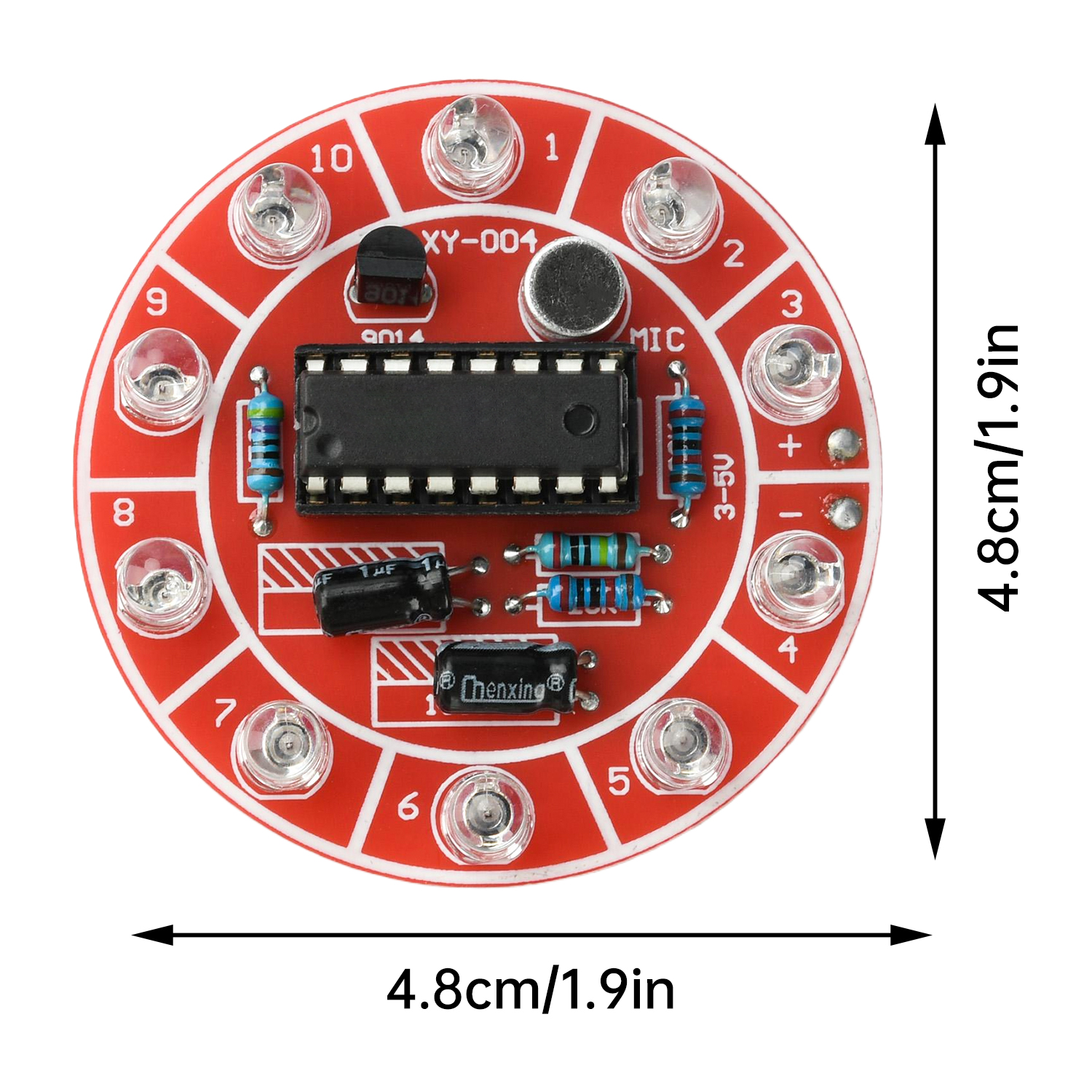 3–5V DC voice-controlled rotat - Diy Electronics Kids reseña y precio