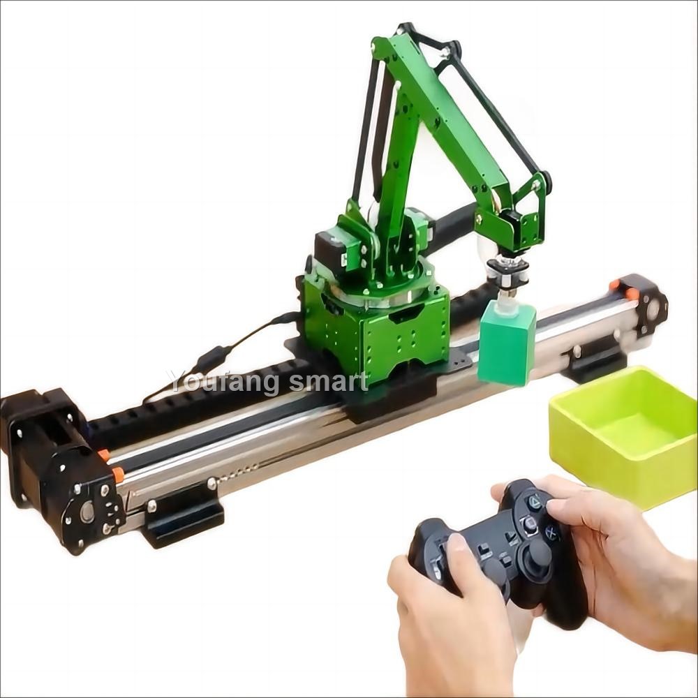 5 Axis Robot Arm with Guide Ra - Diy Robot Electronics Kit reseña y precio